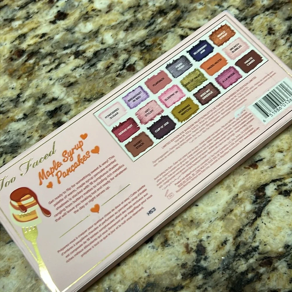 ⚡️💞Too Faced Maple Syrup Pancakes Eyeshadow Palette